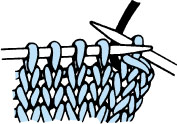  image of binding off