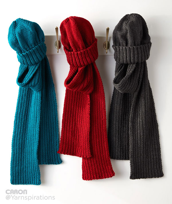 Men's scarf and hat set